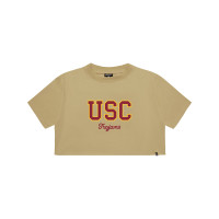 USC Trojans Women's Hype and Vice Tan Touchdown T-Shirt